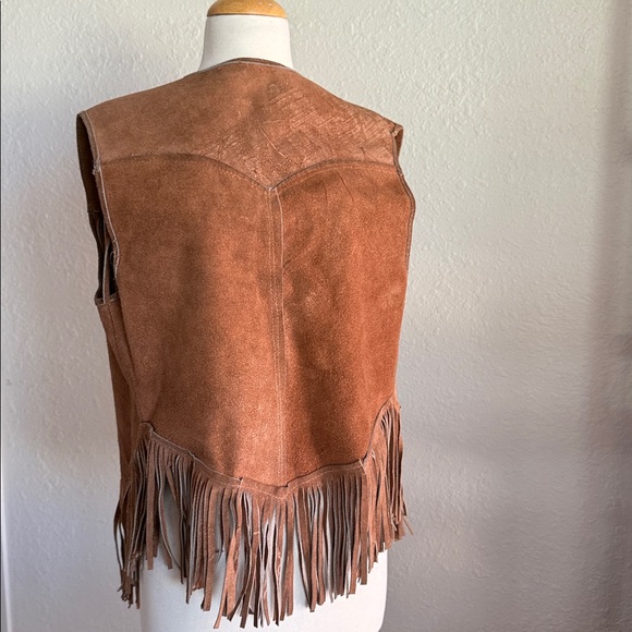 Vintage Suede Fringe Vest - Picture 6 of 6